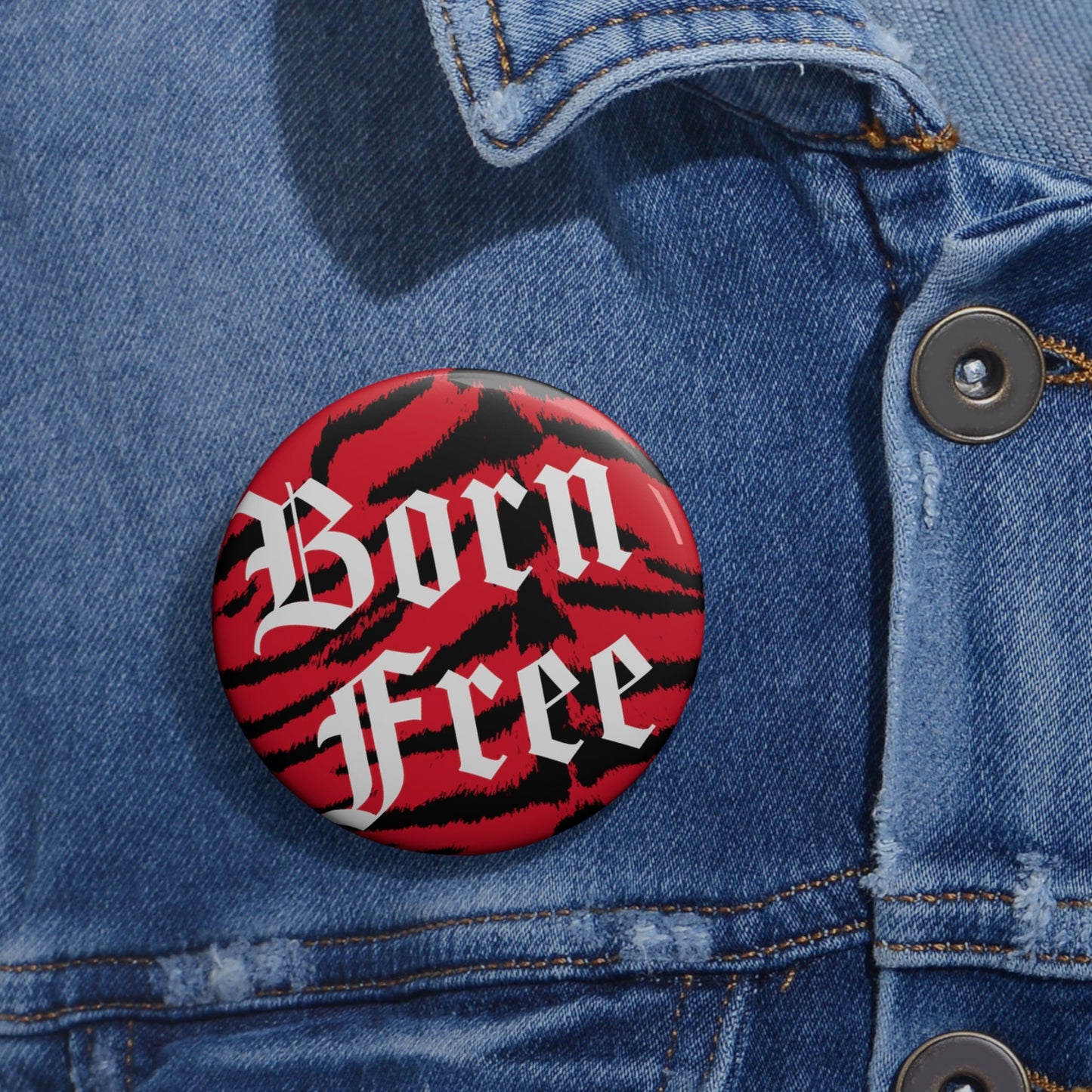 BORN FREE Pin Buttons | Outfique | Accessories | Assembled in the USA