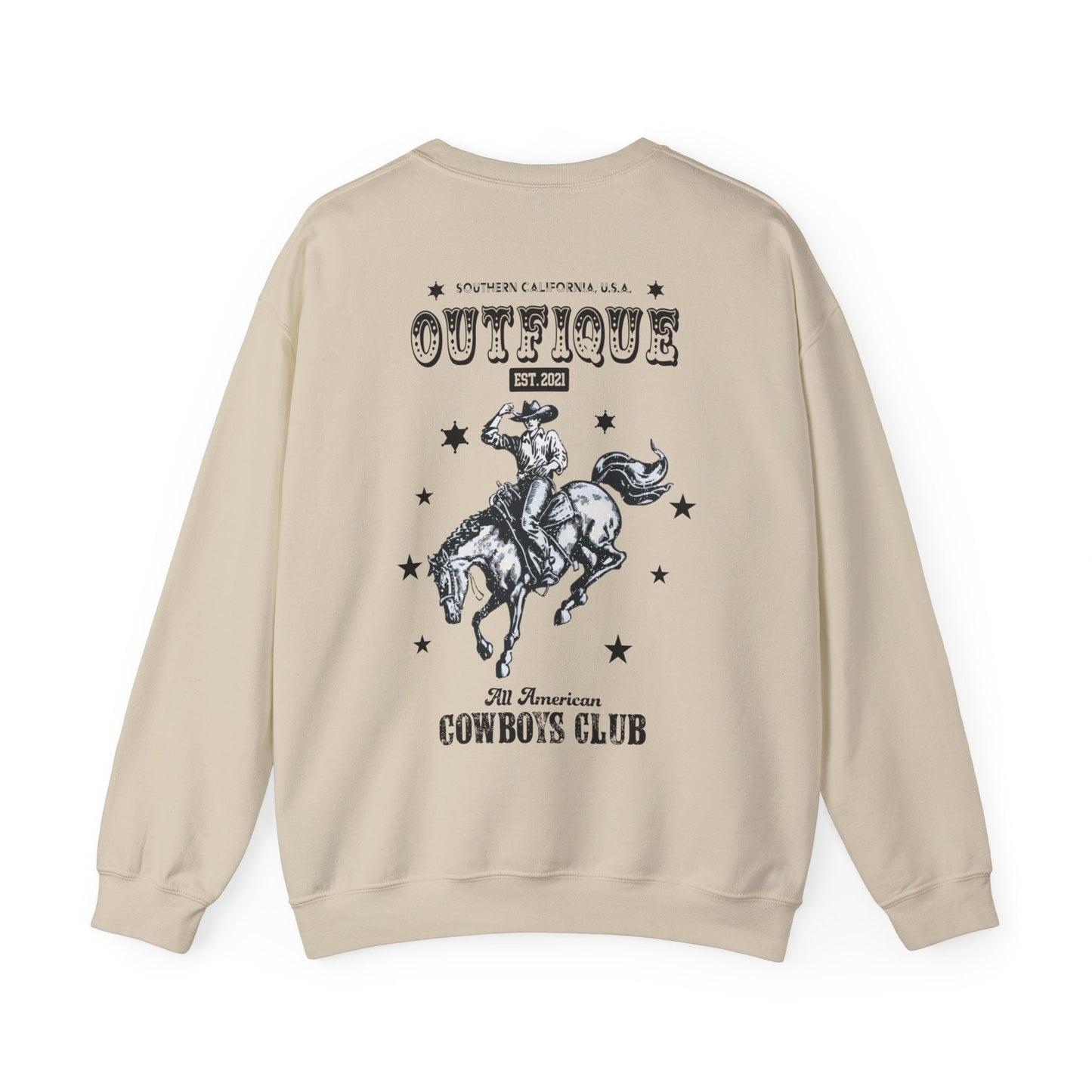 OUTFIQUE All American Cowboys Club Crewneck Sweatshirt | Outfique | Sweatshirt | DTG