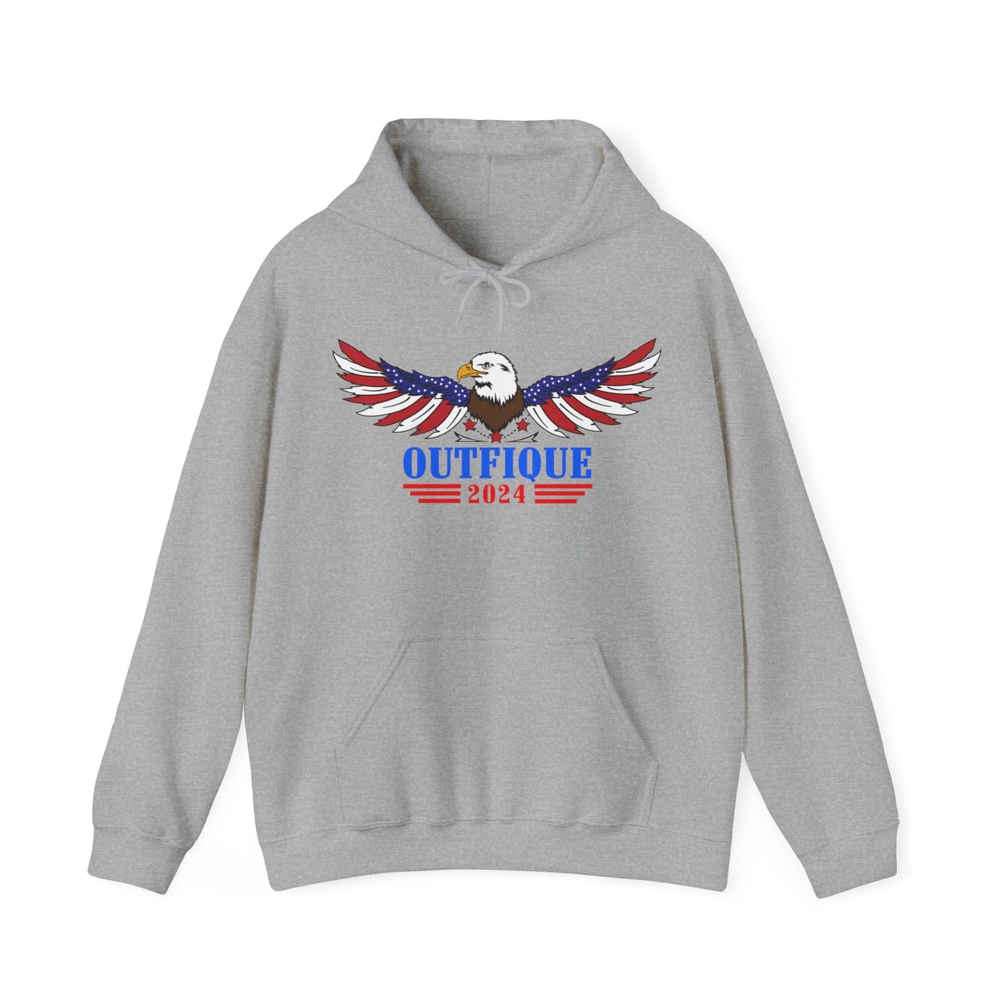 Outfique Campaign 2024 Hooded Sweatshirt | Outfique | Hoodie | DTG