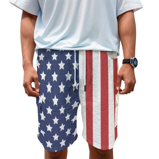STARS 'N' STRIPES Cargo Shorts | Outfique | Shorts |